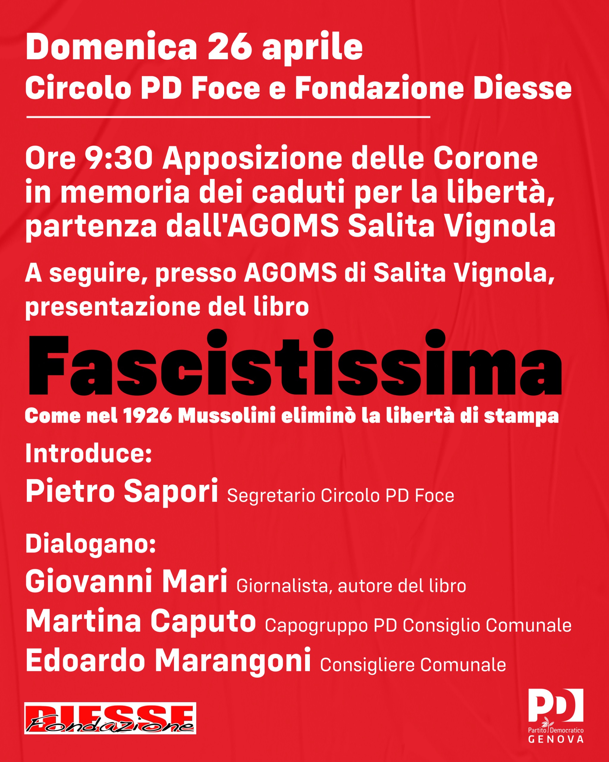 Presentazione del libro "Fascistissima"